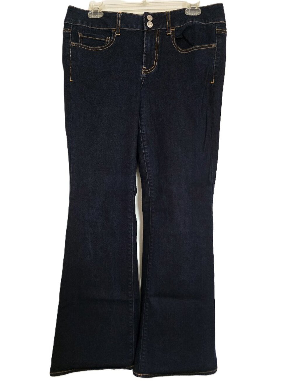 American Eagle Artist Super Stretch Dark Wash Flare Jeans Size 12